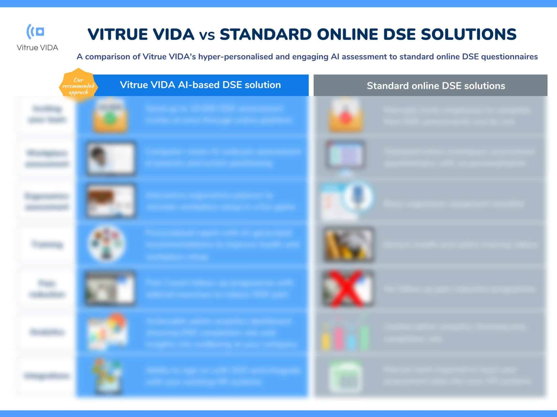 Vitrue VIDA vs Standard Online DSE Solutions